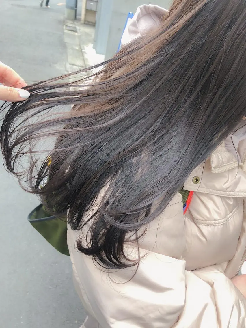 ロング カラー rii-🩰 トレンドメイクのヘアスタイル