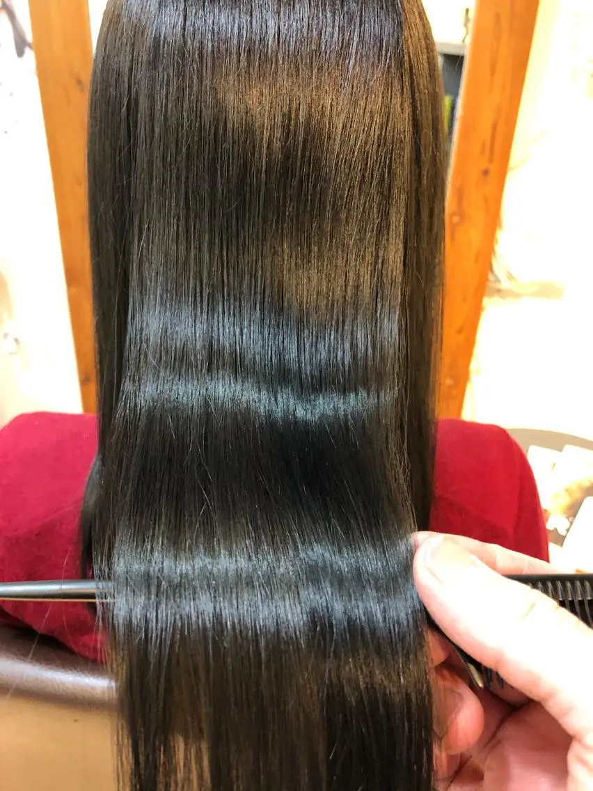 ロング カラー トリートメント トリートメント レイヤーカット特化 🌸GOTOのヘアスタイル