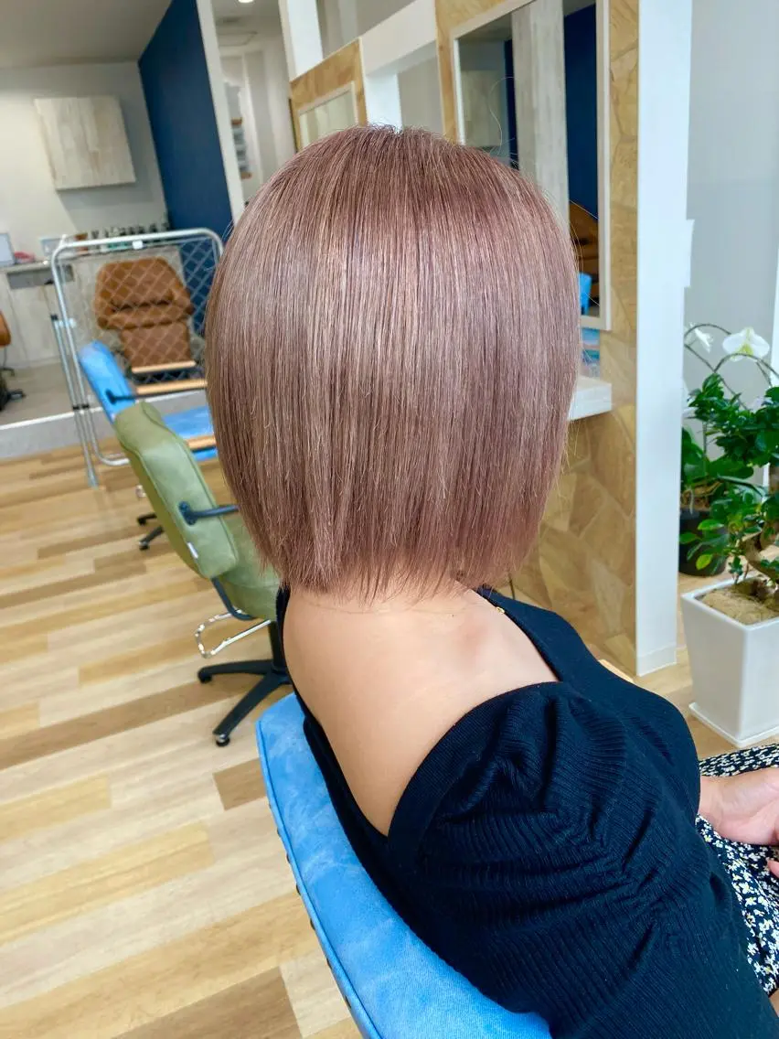 ショート カット ヘアカラー トリートメント ケアブリーチ 黒瀬有汰のヘアスタイル