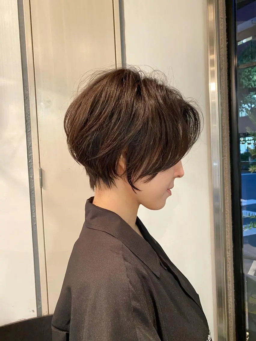 ショート カラー 美髪❣️縮毛矯正/ 髪質改善✨/山本のヘアスタイル