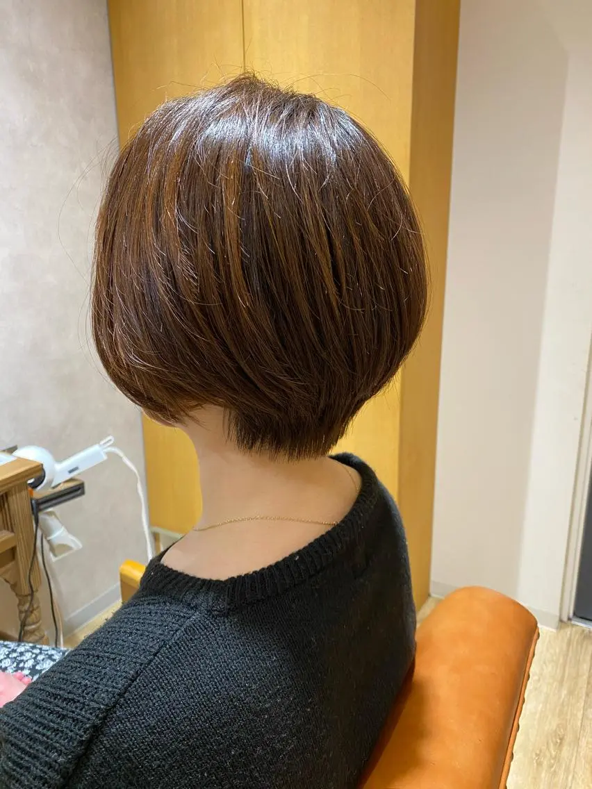 ショート ショートボブ ボブ ショートヘア カット 田中 美沙希のヘアスタイル