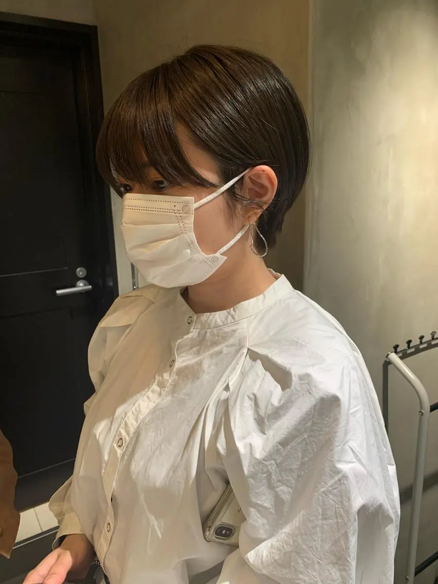 ショート カラー カット ヘアカラー トリートメント アンニュイヘア🪽 ayumiのヘアスタイル