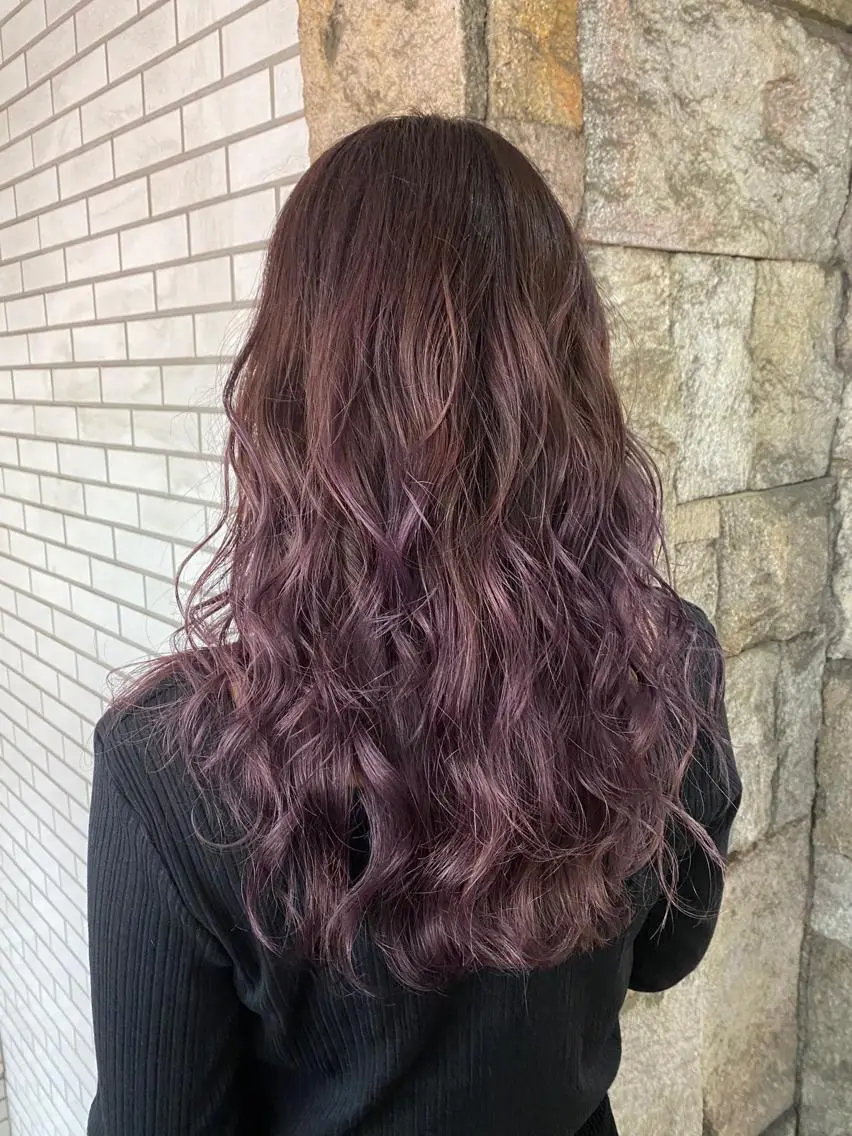 ロング ヘアカラー トリートメント 萩原 凌✄のヘアスタイル