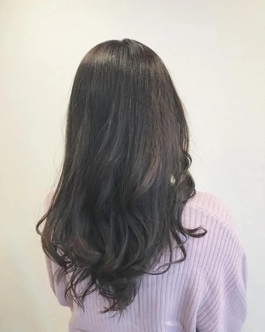 ミディアム カラー アディクシーカラー エイトウメダ 店長 稲尾友則のヘアスタイル