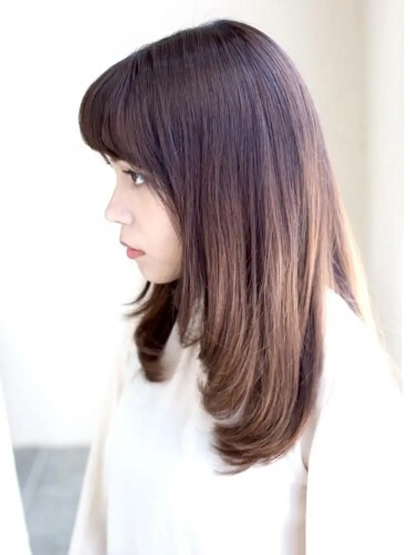 セミロング カット 縮毛矯正 トリートメント ✨Piccolino ツヤ髪♥✨おださが店のヘアスタイル