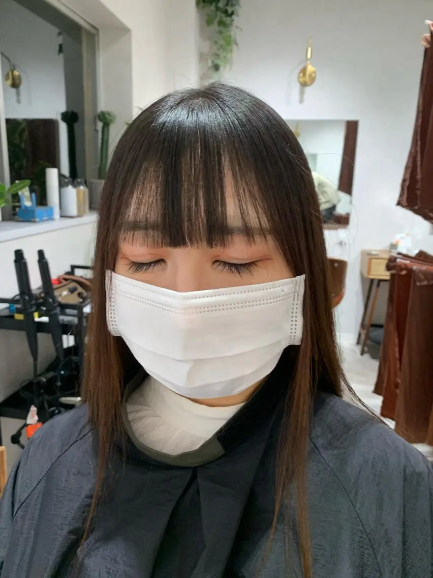 セミロング 髪質改善 伊藤のヘアスタイル