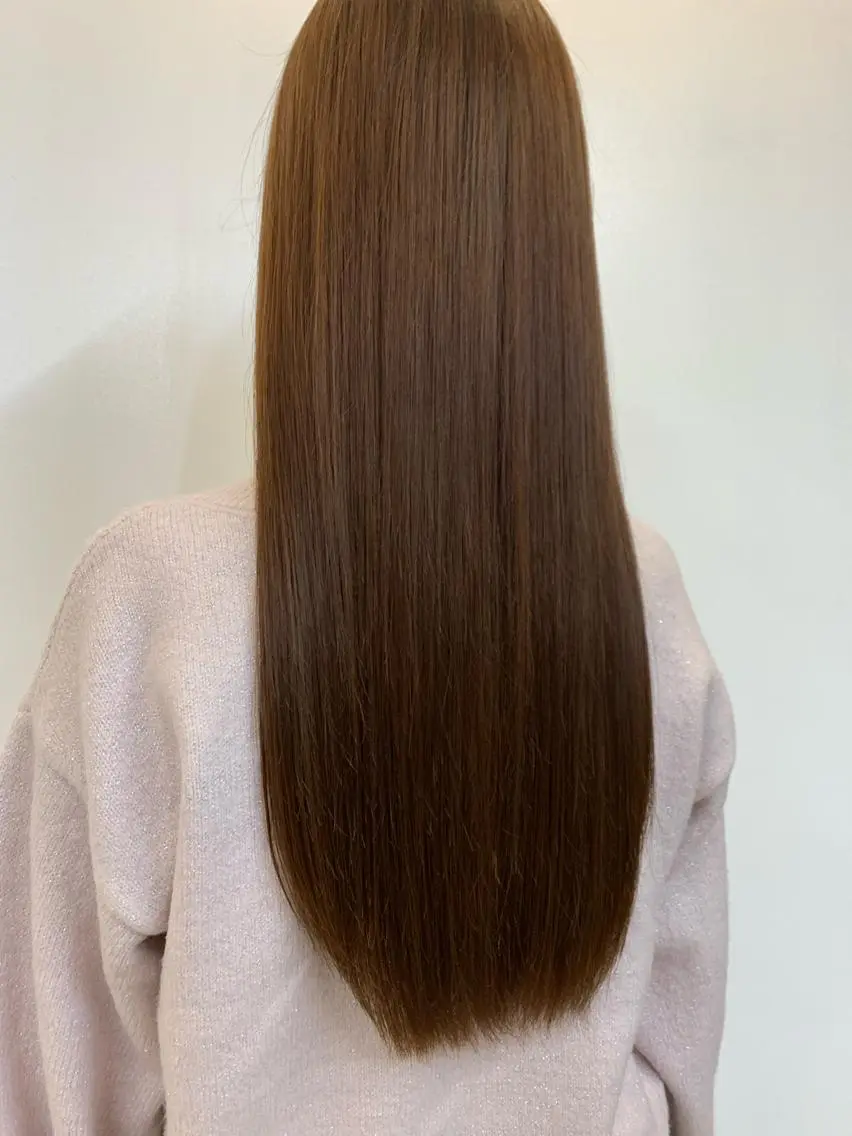 ロング カラー ブリーチ トリートメント トップ スタイリストのヘアスタイル