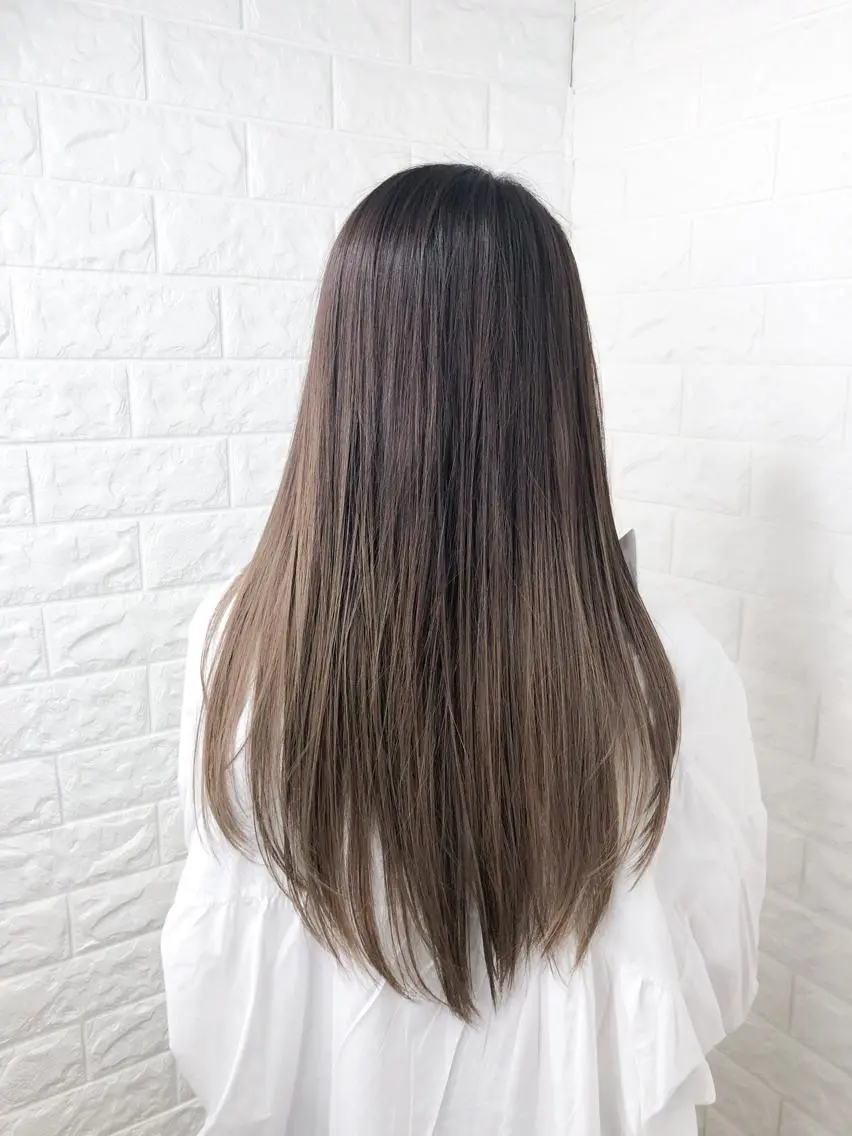 ロング 縮毛矯正/髪質改善 主税巧一のヘアスタイル