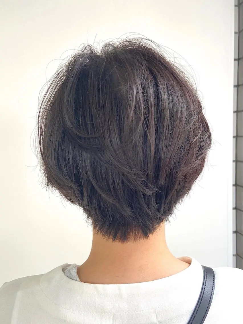 ショート ハンサムショート ショートヘア 30代からの大人 ショートのヘアスタイル