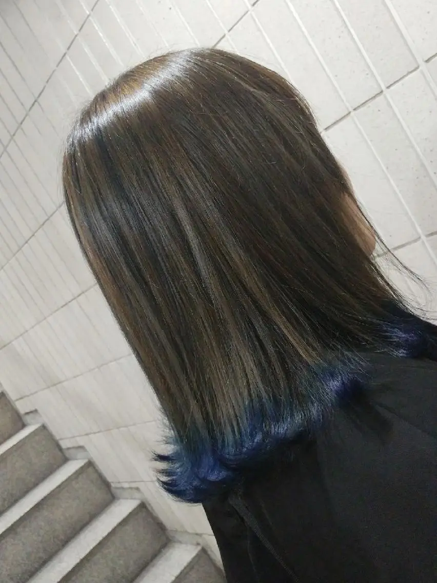 ミディアム カラー Cecilhair 店長松本のヘアスタイル