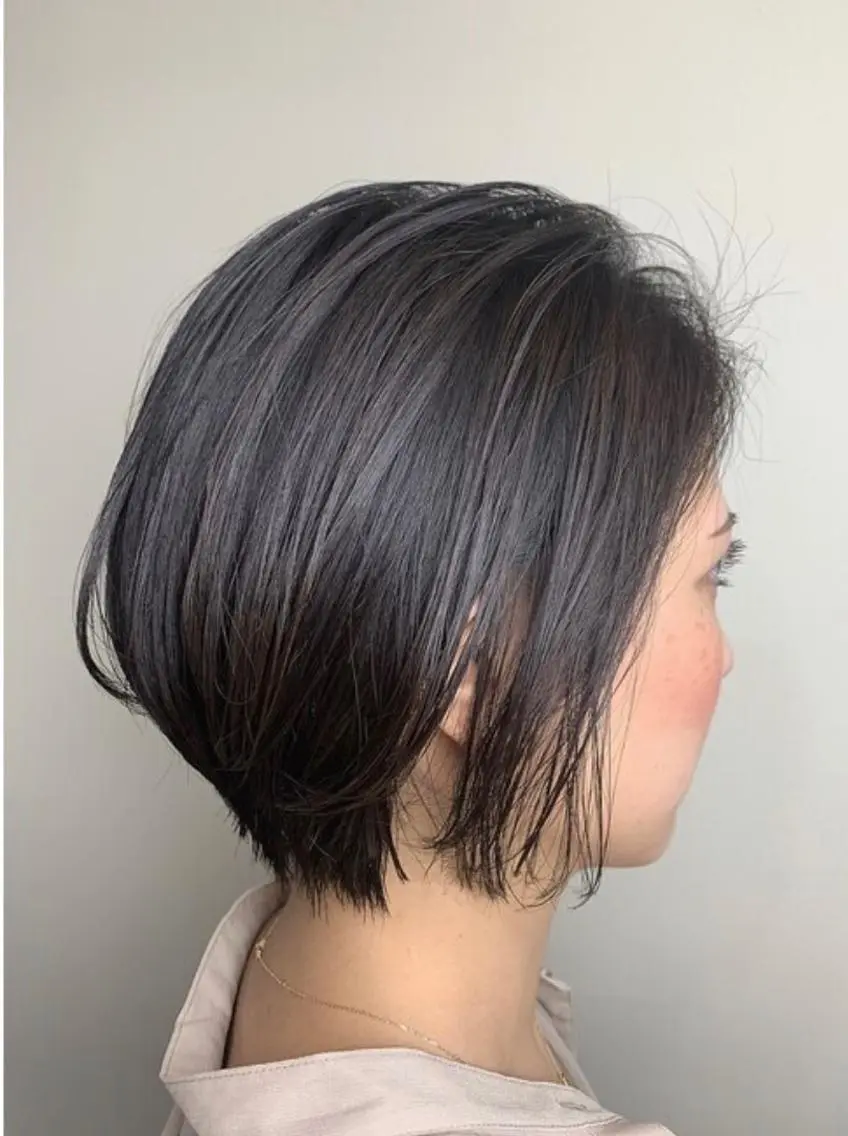 ショート メンズパーマ　白子 波巻き／ツイスパ　怜のヘアスタイル