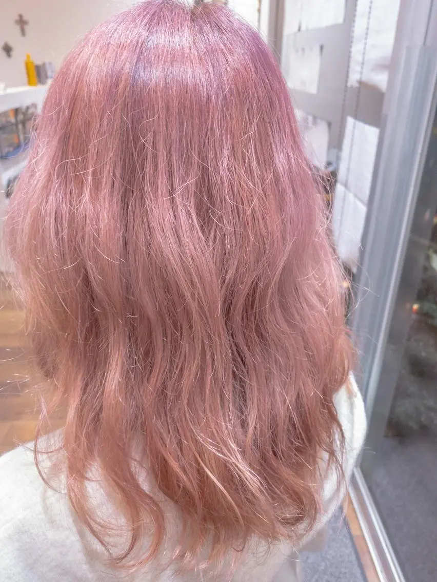ミディアム ヘアカラー 🦋透明感カラー🦋 CHIHARUのヘアスタイル