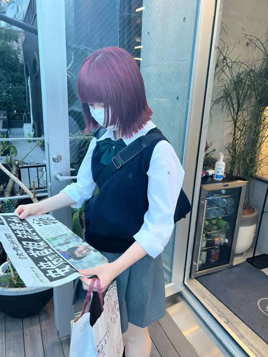 ショート カラー 顔周りカット カット 縮毛矯正 sakoda shunkiのヘアスタイル