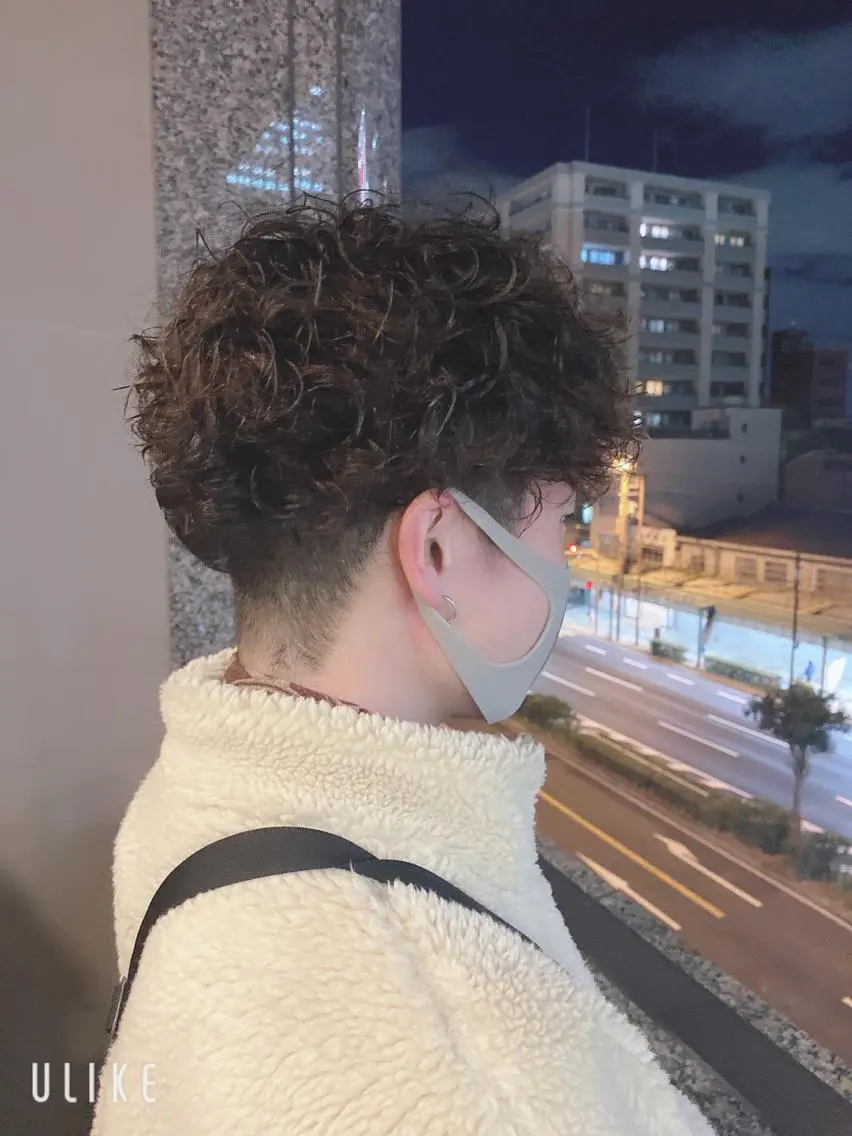ショート パーマ メンズ カット パーマ トリートメント 大人可愛いヘアー🌈 uta kanaのヘアスタイル