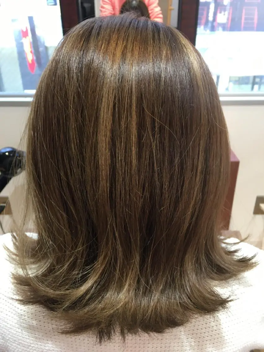 ミディアム カット ヘアカラー 鈴木 マサアキのヘアスタイル