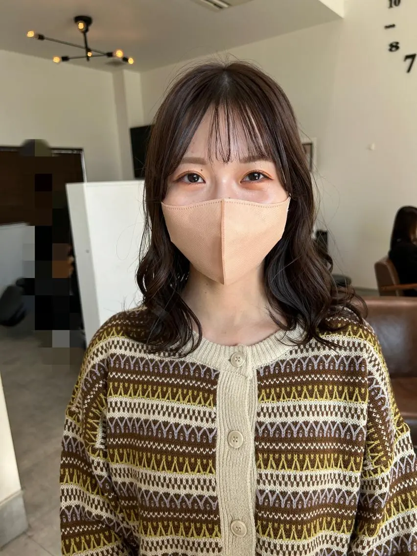 カラー グレージュ ラベンダーカラー ラベンダーグレージュ ラベンダーグレー ヘアカラー トリートメント 河野いずみ レイヤー/ボブ 🤍のヘアスタイル