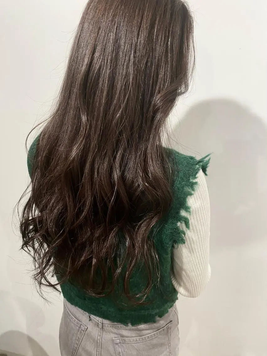 ロング カラー ヘアアレンジ アディクシーカラー ブリーチ 透明感カラー エドルカラー ハイライトカラー 夜23時まで予約🉑 reverieあきらのヘアスタイル