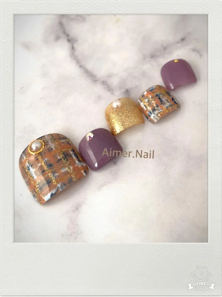 ネイル フットネイル フットネイル Aimer. Nailのネイルデザイン