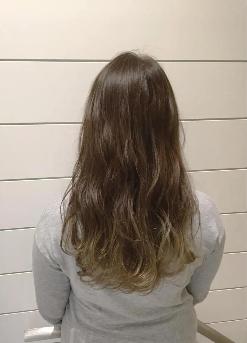 ロング カラー アッシュ グラデーションカラー ミント 🍊新宿南口🍊 ERINAのヘアスタイル