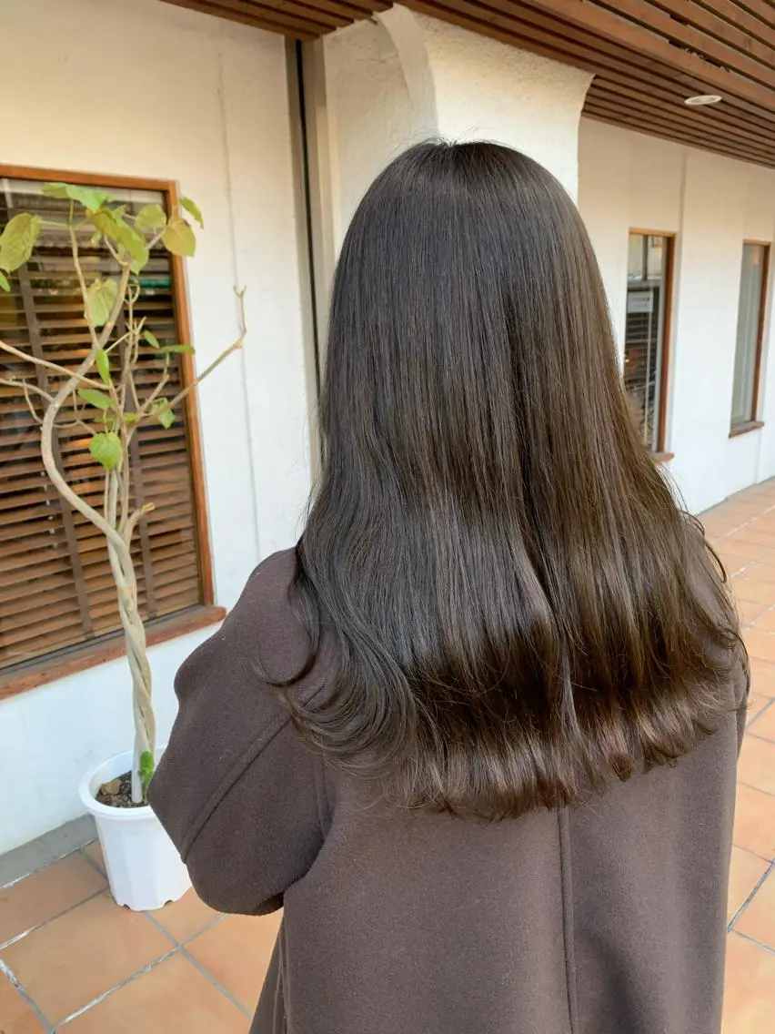 ロング カラー ヘアアレンジ ヘアカラー トリートメント ヘッドスパ putri 川邉 優花のヘアスタイル