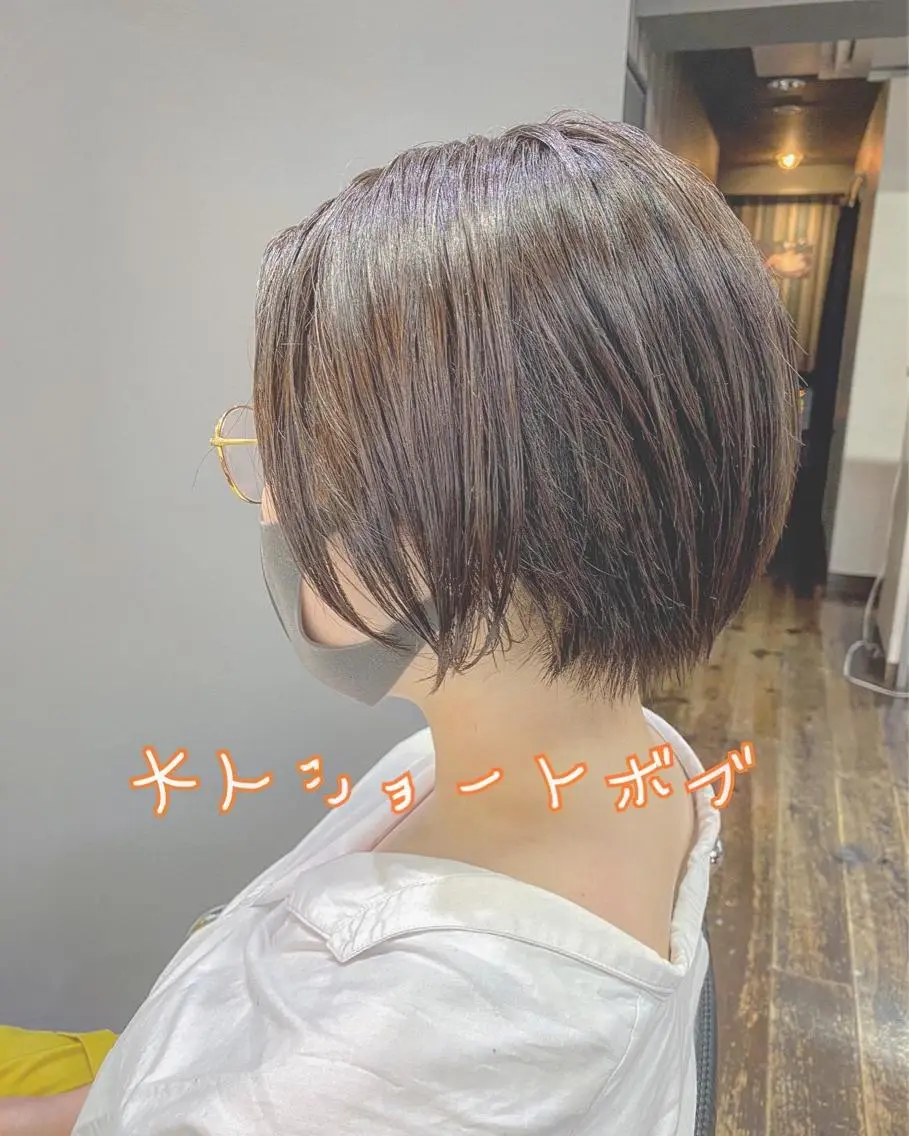 ショート カラー ヘアアレンジ ショートボブ ボブ ショートヘア ヘアカラー トリートメント ヘッドスパ ✨前田 優・2拠点✨ ✨恵比寿・札幌店✨のヘアスタイル