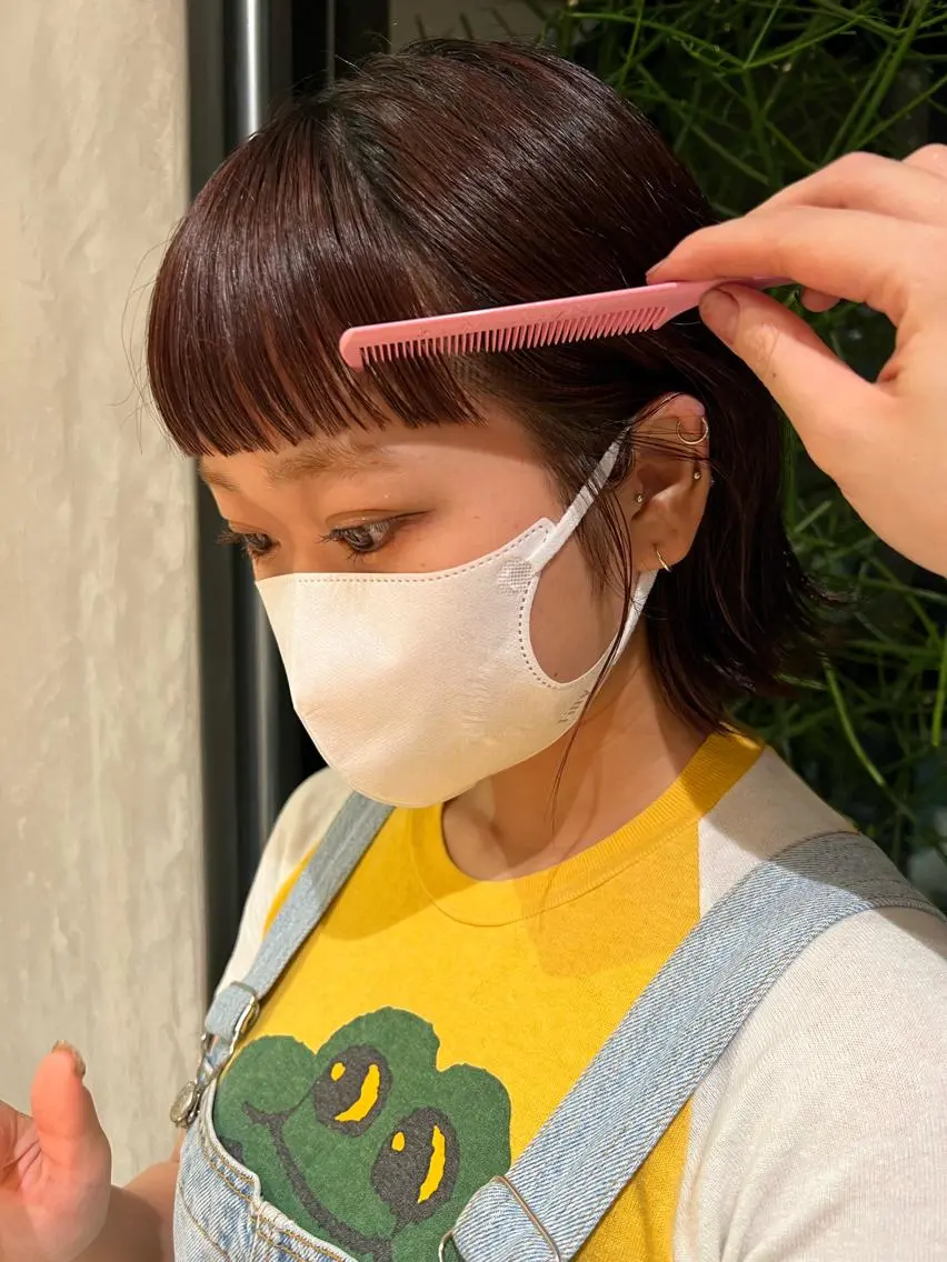 カラー レイヤーカット NERO加藤木麻彩のヘアスタイル