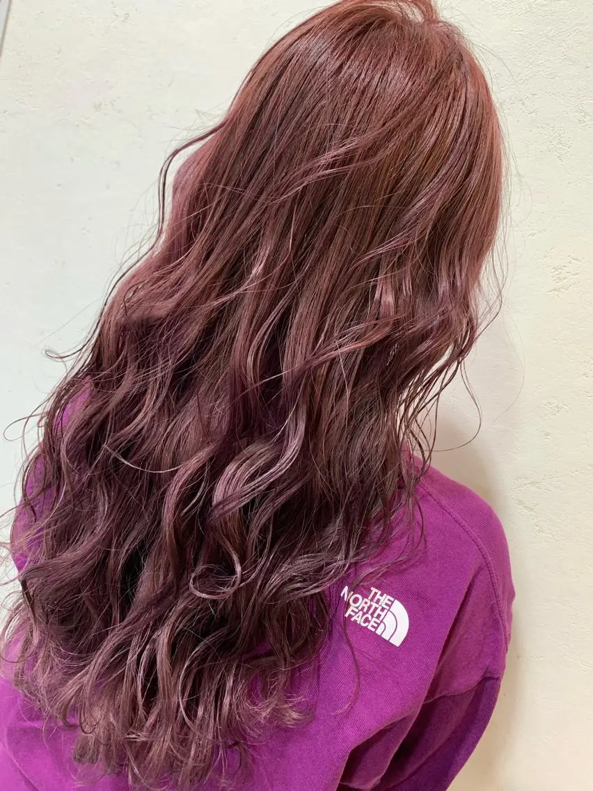 ロング カラー ヘアカラー トリートメント 天野 開のヘアスタイル