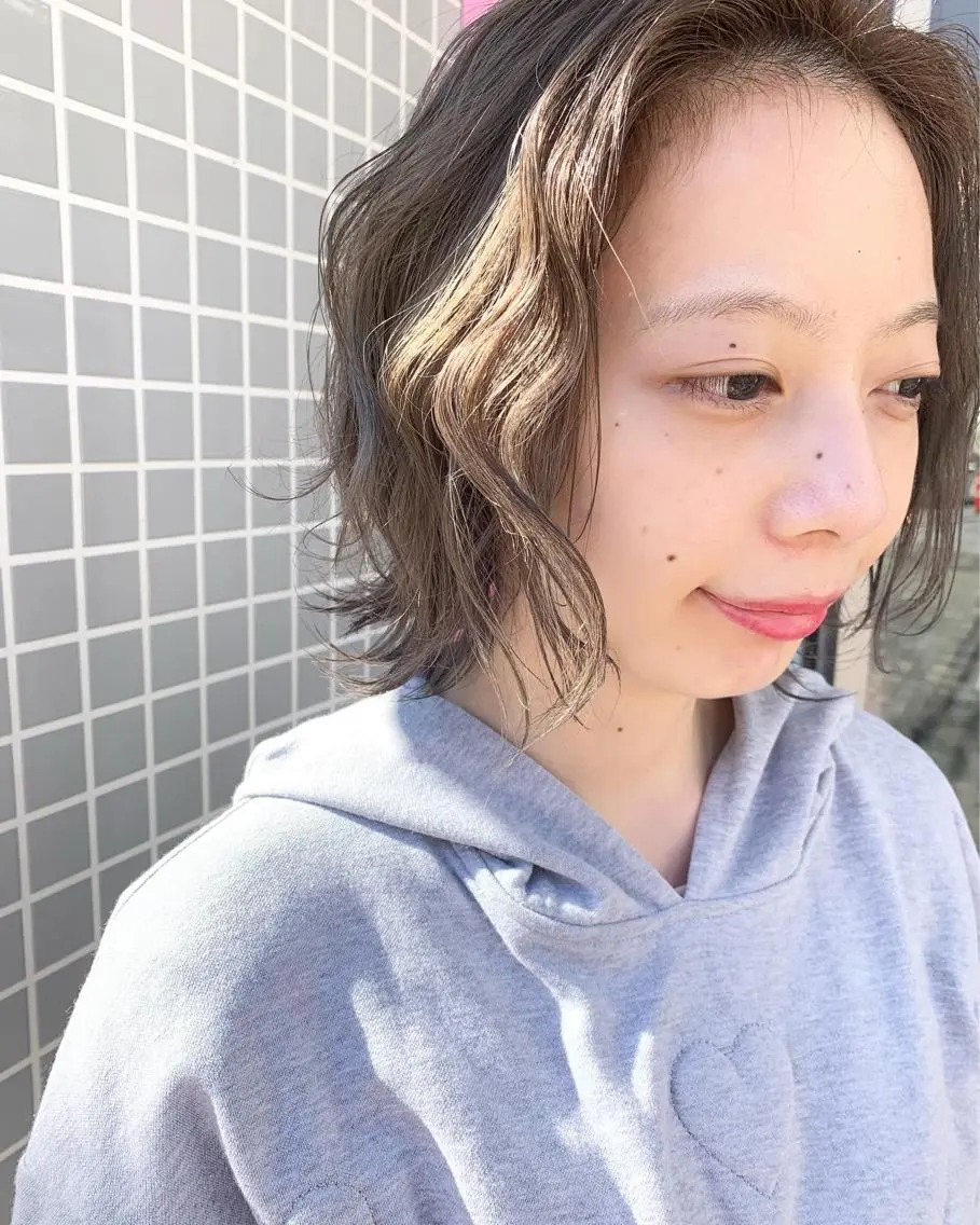 ミディアム カラー ヘアカラー トリートメント ヘアセット 🌸スタイリスト 山浦美恵のヘアスタイル