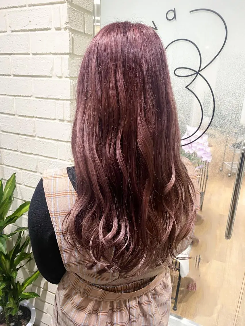 ロング ヘアカラー トリートメント 🧡 TOMO🧡のヘアスタイル