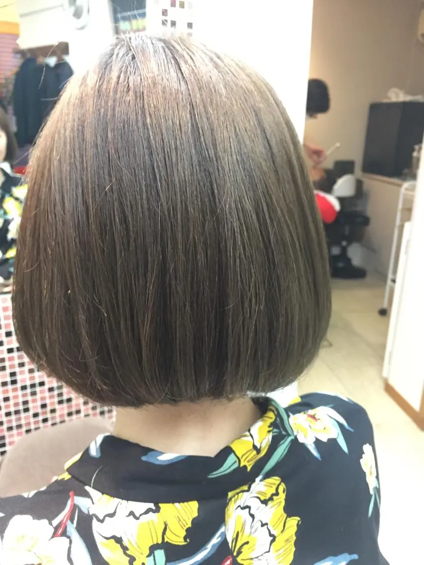 ミディアム カラー 桐谷 一史のヘアスタイル
