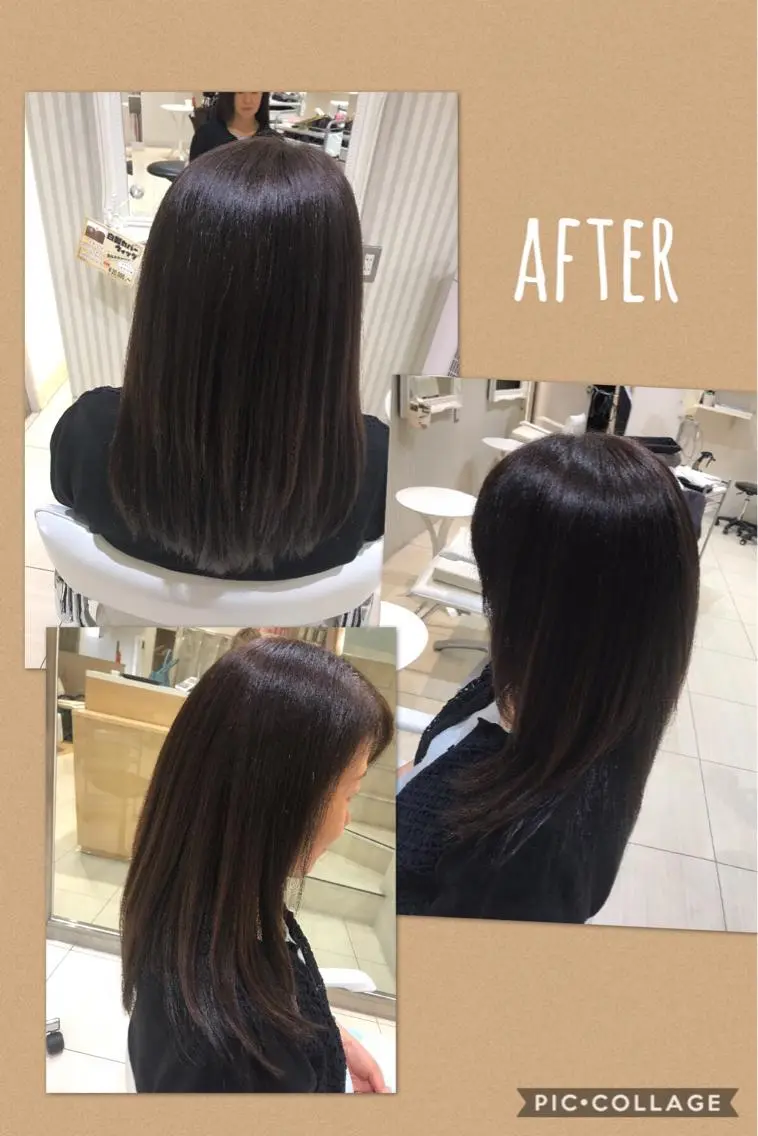 ロング かねやす ゆなのヘアスタイル