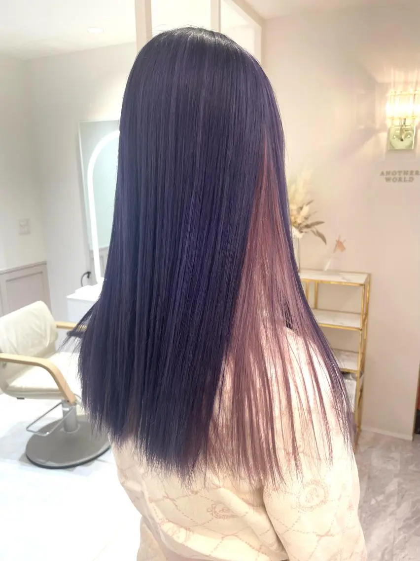 ロング fuwari 美白ショコラカラーのヘアスタイル
