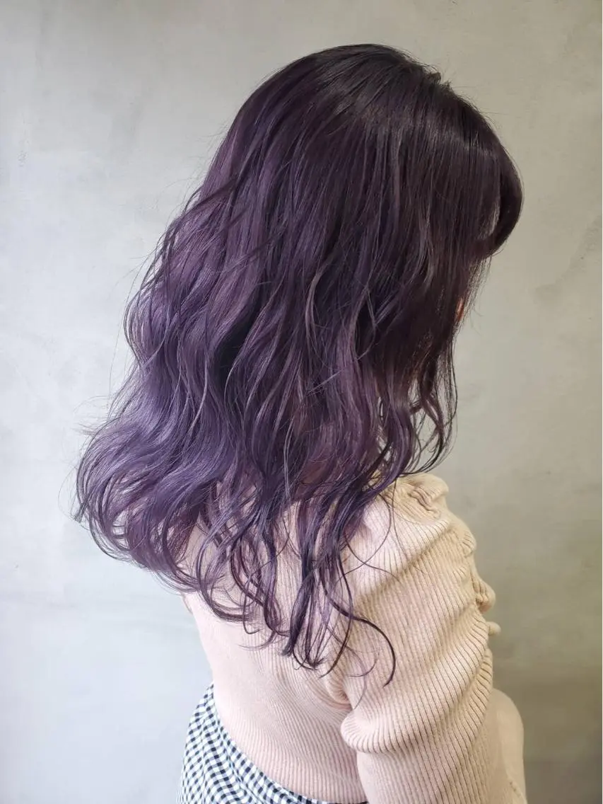 セミロング カラー カット ヘアカラー Le Lien カジのヘアスタイル