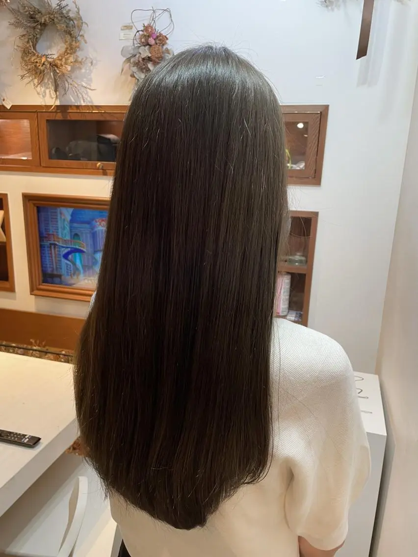 ロング ヘアカラー トリートメント ｅｒｉ 🧴🫧のヘアスタイル