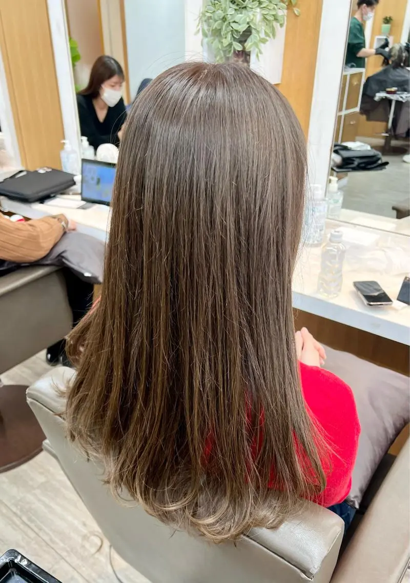 ロング カラー 透明感カラー/ イルミナカラーヒロキのヘアスタイル