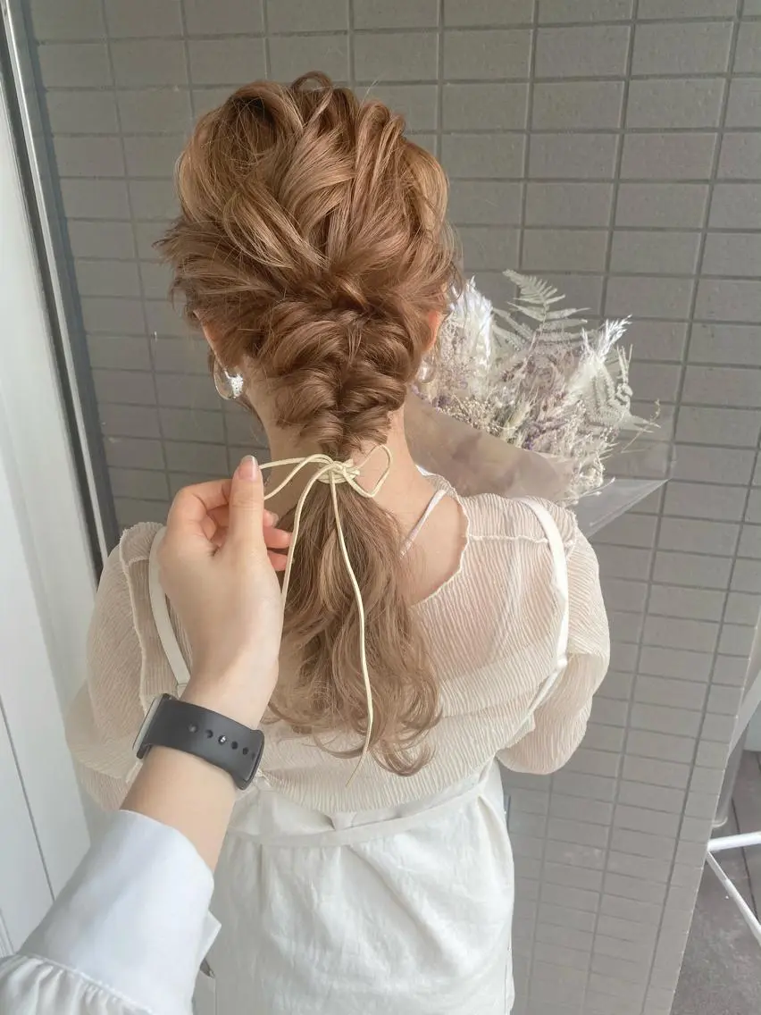 ロング ヘアセット 似合わせ大得意美容師 .Haruka.のヘアスタイル