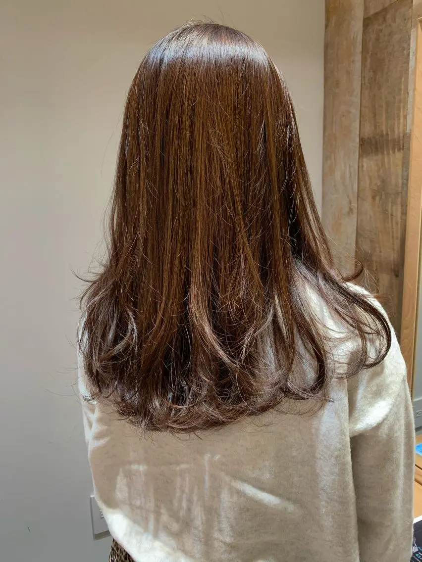 ロング カラー 韓国スタイル🇰🇷 annaのヘアスタイル