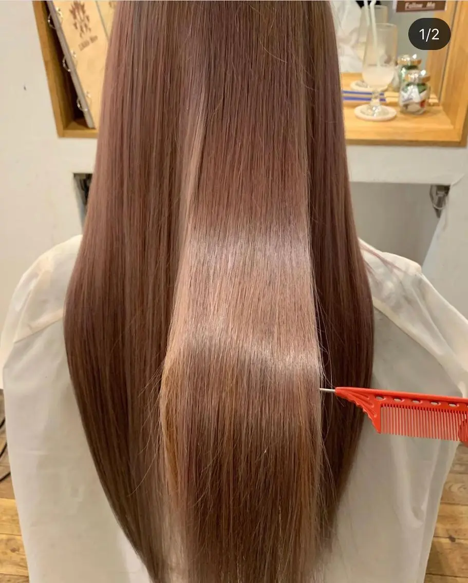 ロング 髪質改善 町田 佳奈江のヘアスタイル