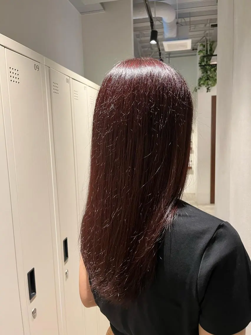 ロング ピンクブラウン manami/ ハッシュレイヤーのヘアスタイル