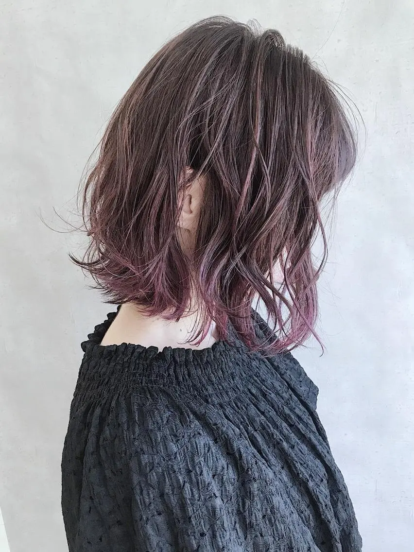 ショート カラー アディクシーカラー ブリーチ ケアブリーチ ダブルカラー ハイライトカラー MOU namba ムウナンバのヘアスタイル