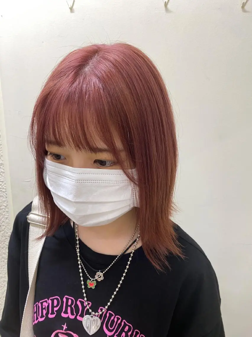 ミディアム カット ヘアカラー 美髪改善・レイヤー tadasuke⭐️のヘアスタイル