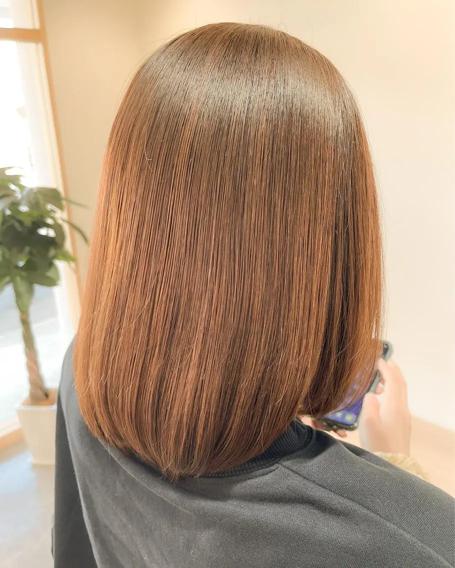 ミディアム カット トリートメント 岐阜茜部/髪質改善 平田ヒデカズのヘアスタイル