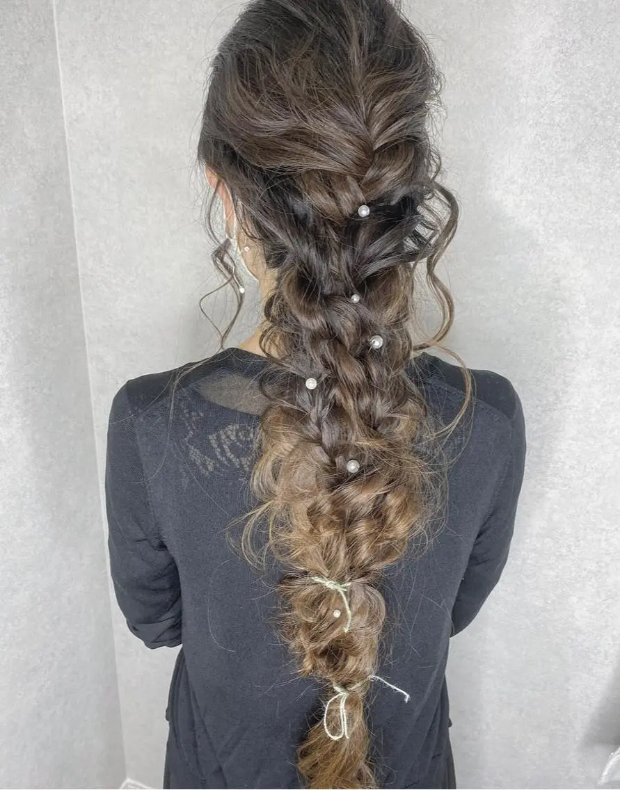 ヘアアレンジ ヘアセット Designer EGGのマツエク・マツパデザイン