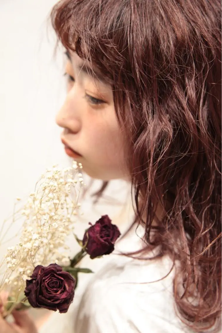 セミロング カラー パーマ mayu ○のヘアスタイル