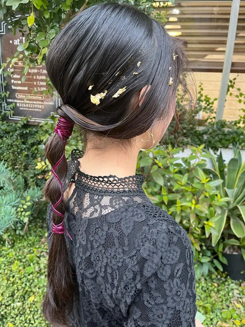 ヘアアレンジ 小山 奈津のヘアスタイル