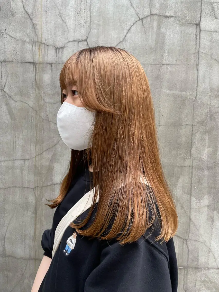 ロング カラー パーマ ヘアアレンジ カット トリートメント くびれレイヤー/艶 カラー　MADOKAのヘアスタイル