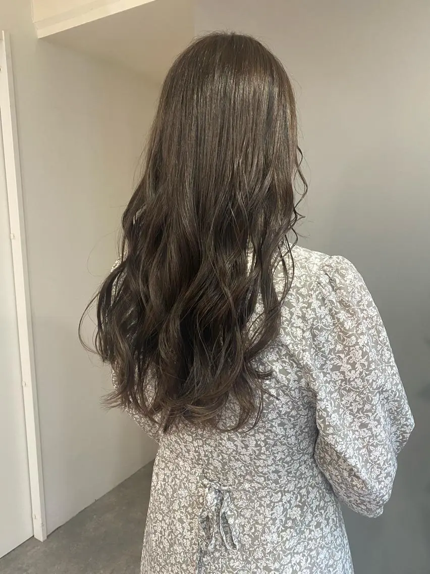 ロング カラー ヘアアレンジ 透明感カラー グレージュ ハイライトカラー ハイライト ボブ /ニュアンス/ satomi🧸💖のヘアスタイル