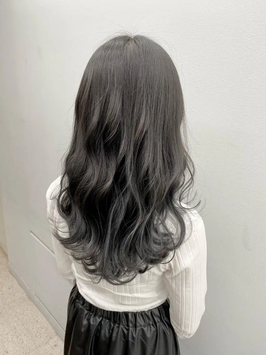 ロング カラー パーマ ヘアアレンジ meRK 京都河原町のマツエク・マツパデザイン