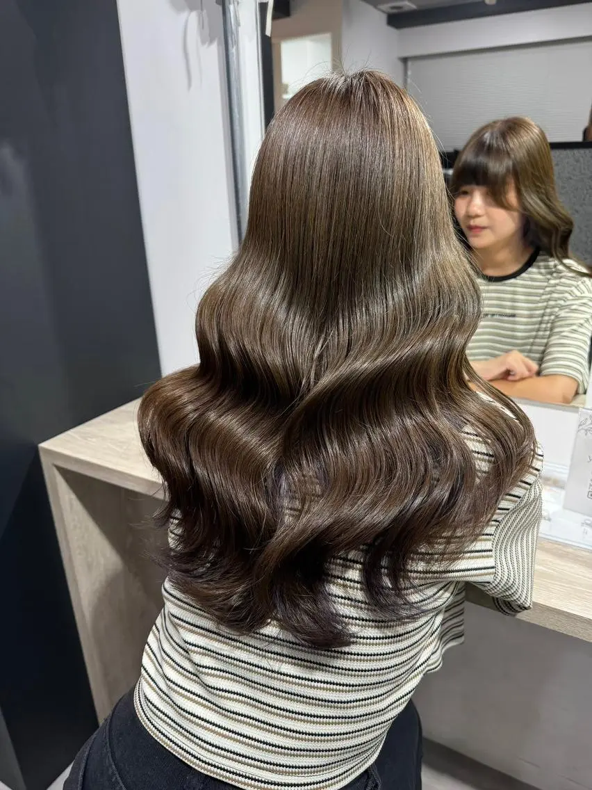 ロング カラー ヘアアレンジ ロング 似合わせカラー/ ベージュ いちご🍓のヘアスタイル
