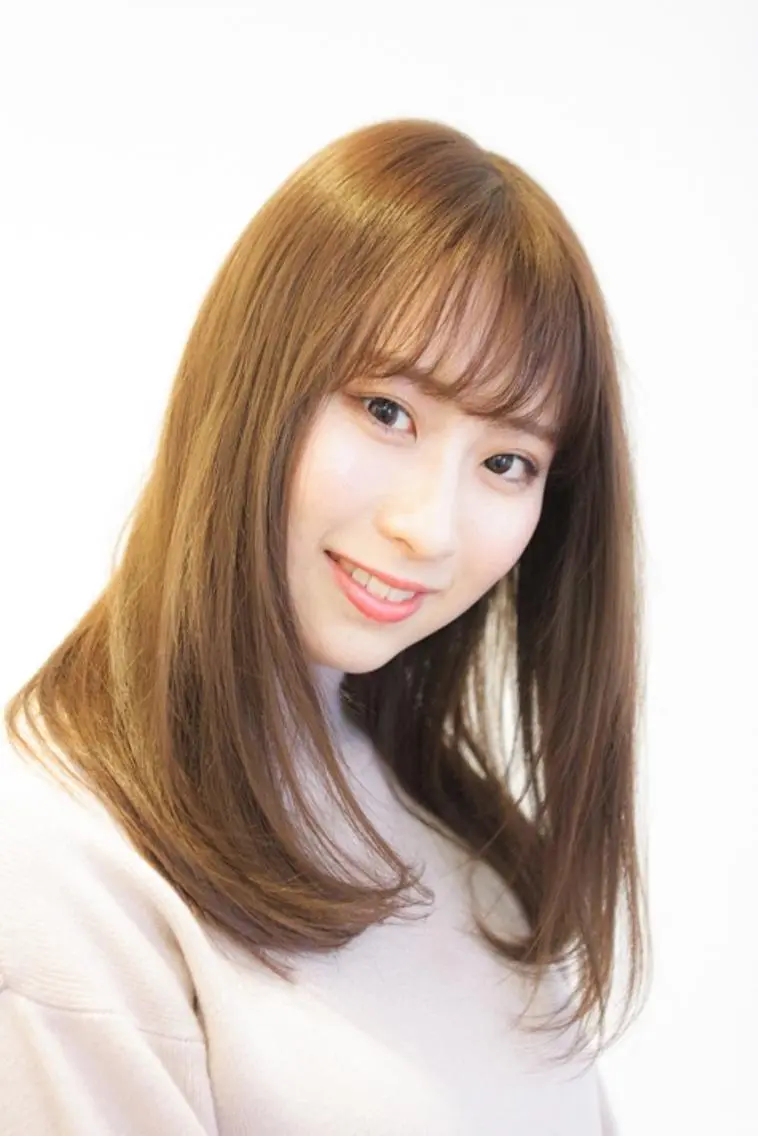 セミロング 縮毛矯正 【gene 高円寺】 成沢　仁臣のヘアスタイル